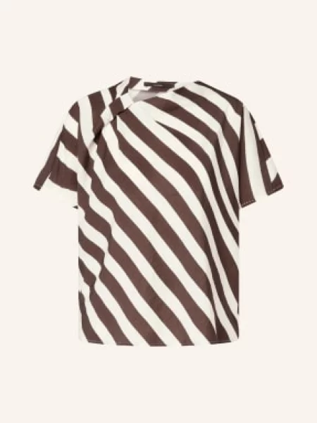 Windsor. Tričko S Límečkem tmavě hnědá bílá