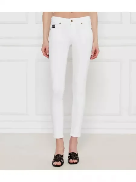 Versace Jeans Couture Blugi | Skinny fit alb
