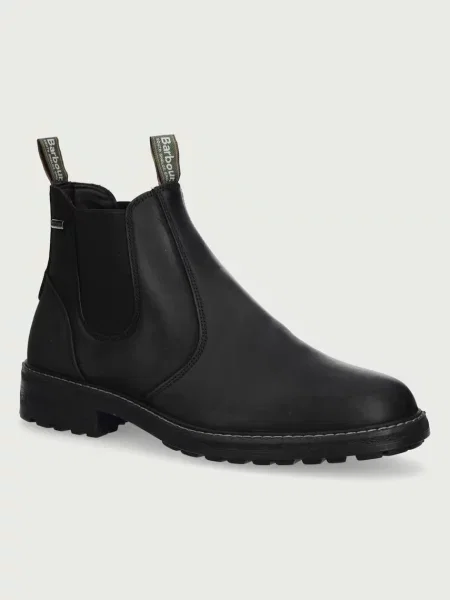 Barbour ghete scurte pentru bărbați din piele Embleton negru
