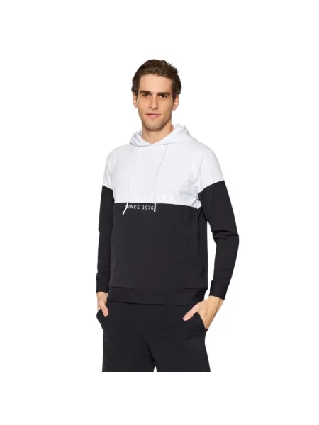Bluza z kapturem Paul & Shark z kapturem biała