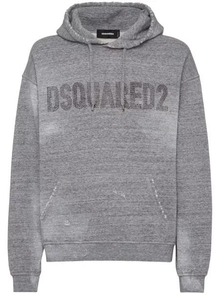 Hanorac cu glugă Dsquared2 gri