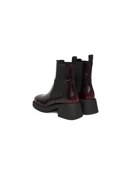 Kotníková obuv s elastickým prvkem Vagabond Shoemakers Dorah Bordó