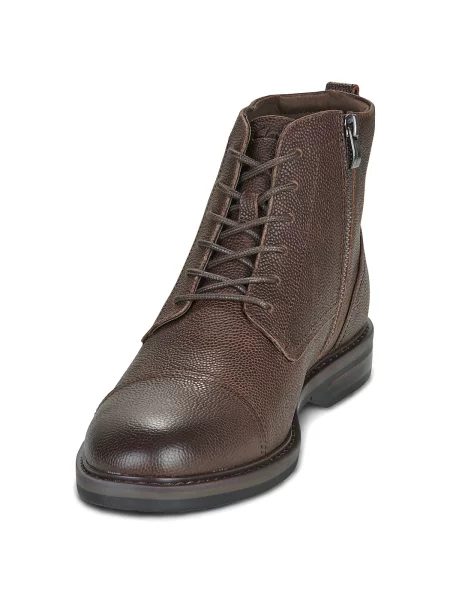 Šnurovacia šiltovka Clarks hnedá
