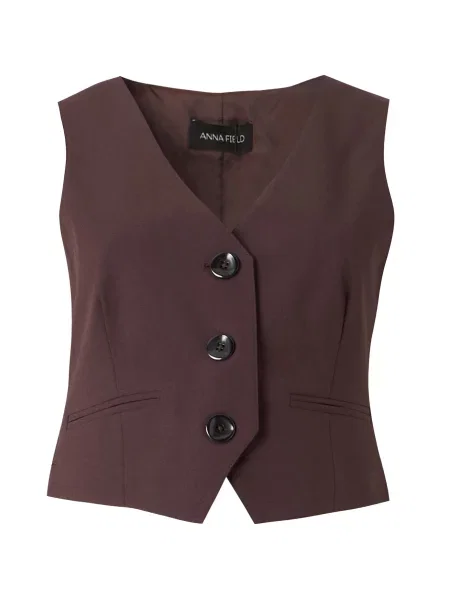 Anna Field Vestă de costum închis maro