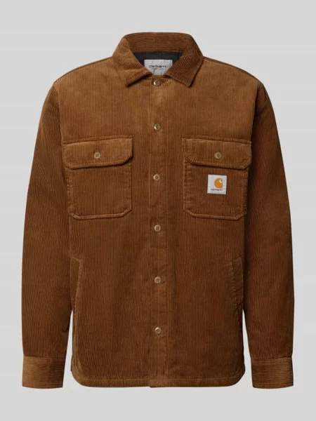 Kurtka koszulowa Carhartt Wip brązowa