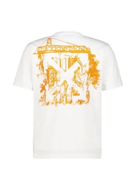 Tricou Off-white cu imagine alb