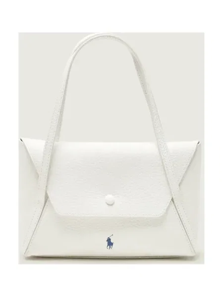 POLO RALPH LAUREN De piele poșetă plic polo PLAY alb