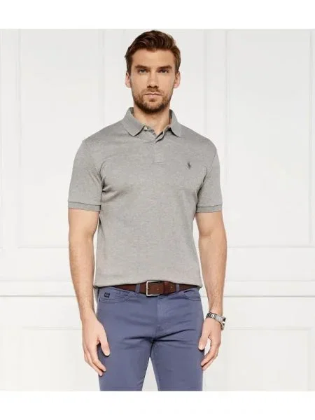 POLO RALPH LAUREN Tenisz póló | Custom slim fit szürke