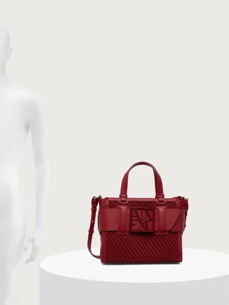 Кожаная сумка через плечо Armani Exchange