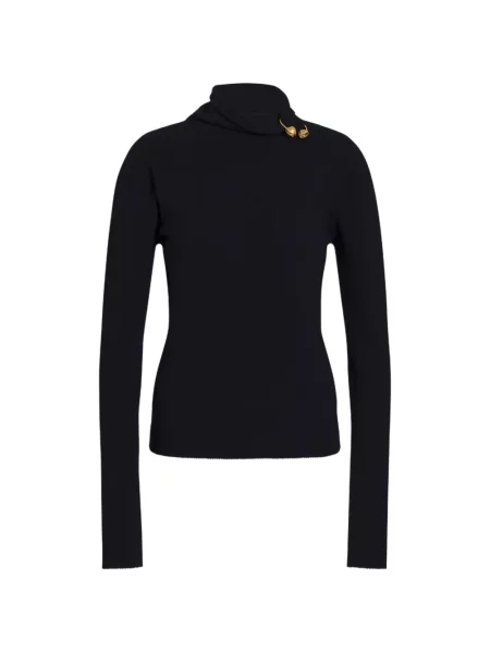 Pulover Alberta Ferretti albastru
