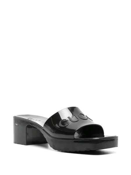 Sandale Gucci cu autograf negru