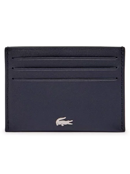 Bőr pénztárca Lacoste kék