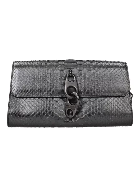 Kopertówka Tom Ford skórzana szara