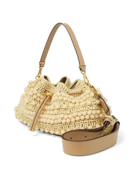 Geantă bucket Jimmy Choo cu mărgele