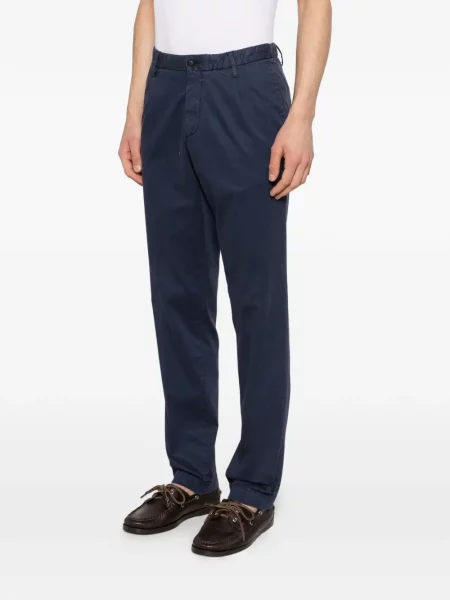 Plisované kalhoty Corneliani modré