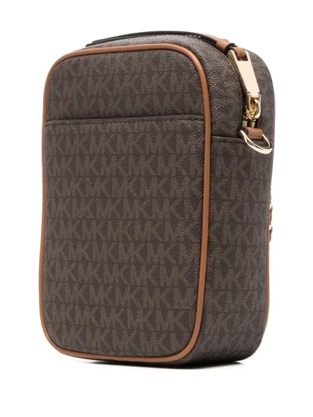 Malé rukavice Michael Michael Kors s výšivkou černé