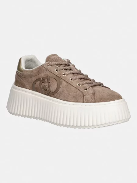 Liu Jo ELODIE 01 sneakers pentru femei din piele întoarsă maro