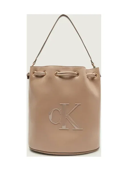 Calvin Klein Geantă tip sac taupe gri