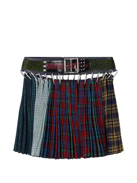 Spódnica plisowana Chopova Lowena niebieska