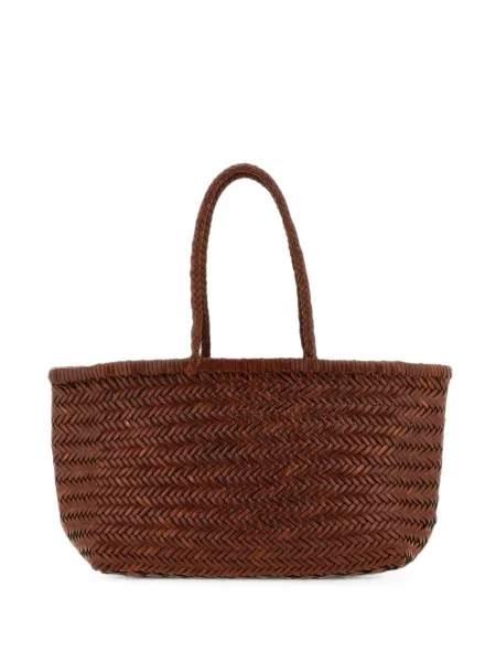 Geantă shopper Dragon Diffusion din piele maro