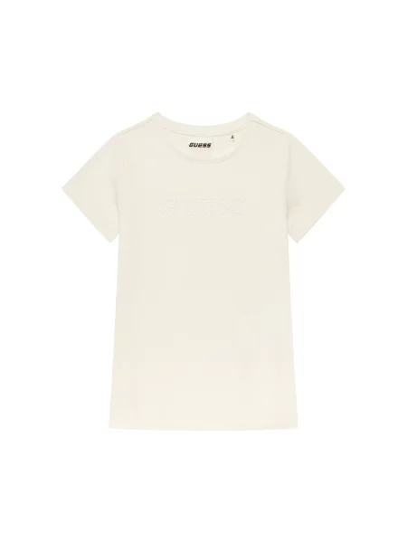 Guess T-Shirt Regular Fit μπεζ