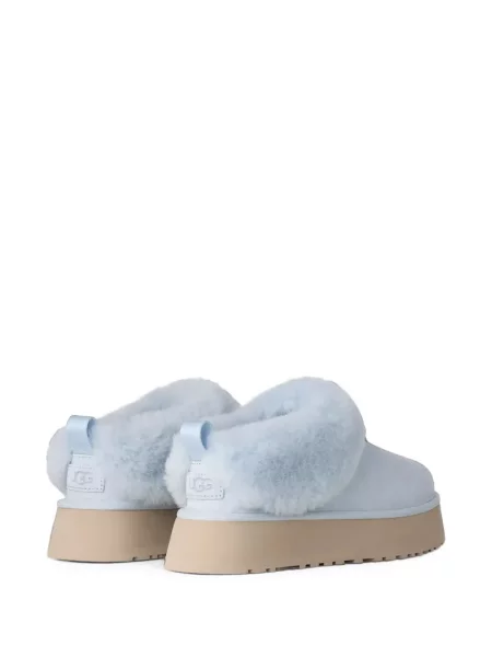 Botine Ugg din piele de oaie albastru
