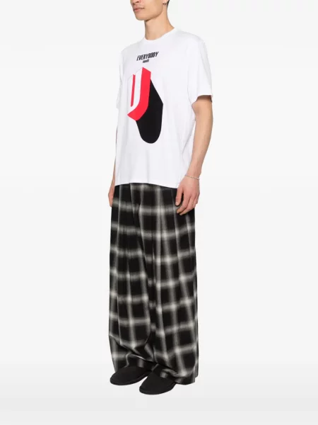 Grafic tricou Undercover cu imagine alb
