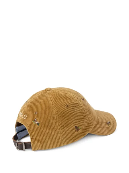 Μικρός κασκέτο Polo Ralph Lauren με χαμηλή μέση υφαίνω διαγωνίως πράσινο