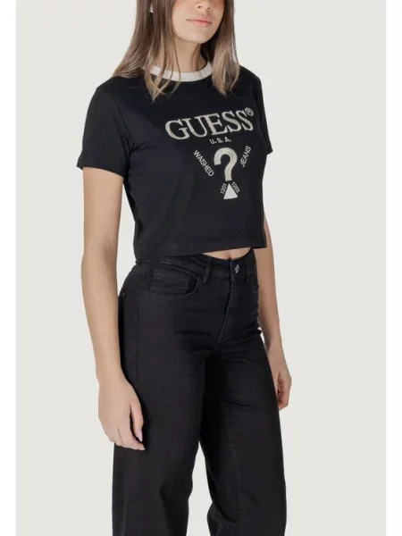Guess Футболка Regular Fit чорний