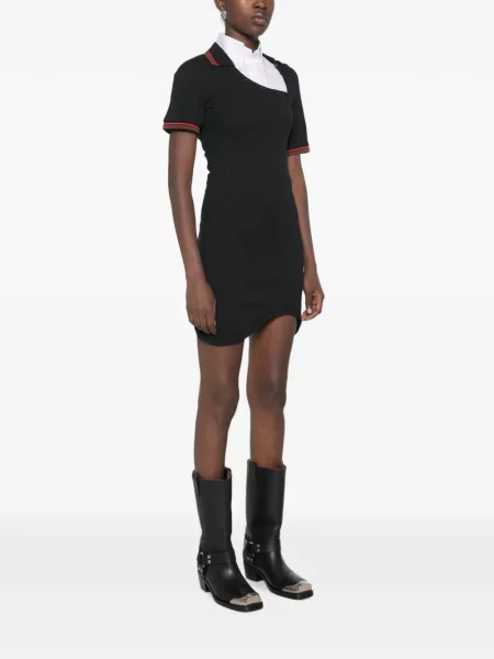 Rochie mini Vivienne Westwood asimetrică negru
