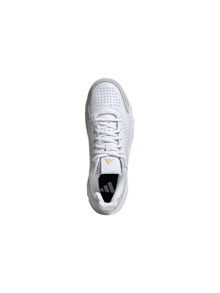 ADIDAS PERFORMANCE Športová obuv Courtjam Control 3 zlatá žltá / tmavošedá biela