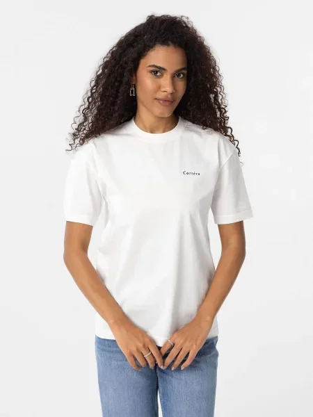 Cortera Tricou Jessica negru / murdar alb