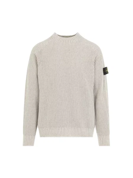 Sweter Stone Island z kamieniami beżowy