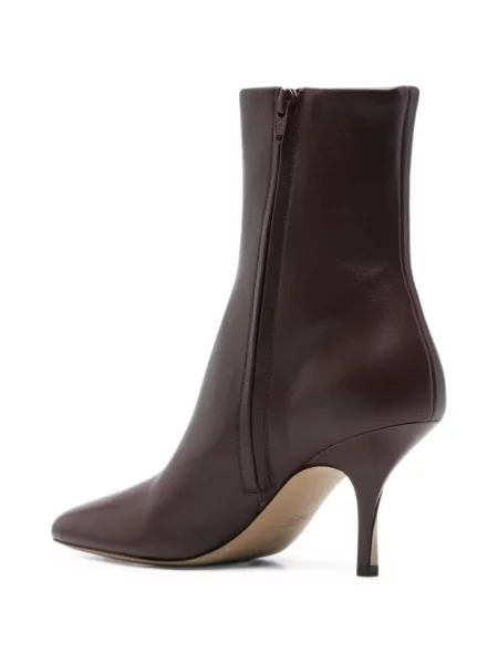 Cizme scurte Jacquemus din piele maro