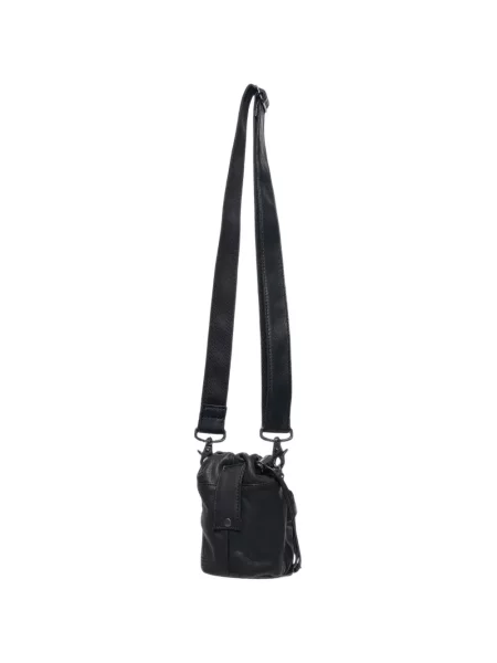Body Y's din piele cu cordon negru