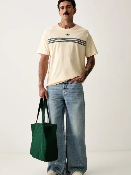 Adidas Originals tričko pánske béžová