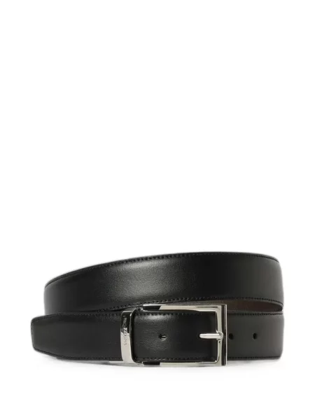 Cu centură reversibil curea Zegna din piele maro