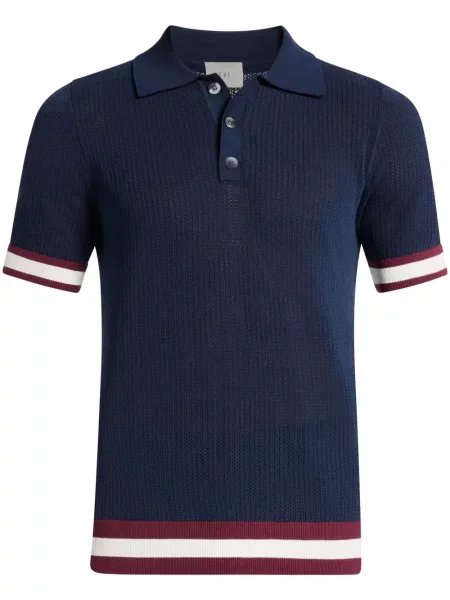 Tricou polo Ché cu dungi albastru