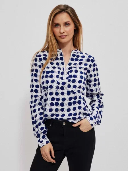 Cămașă Moodo cu buline alb