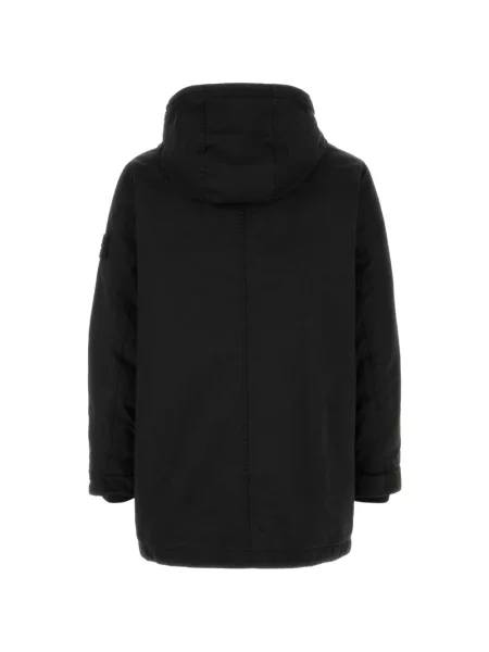 Geacă parka Stone Island cu strasuri negru