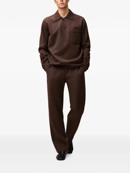 Tricou polo Retori maro