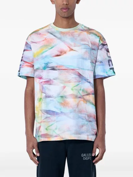 Tricou Gallery Dept. cu imagine cu imprimeu abstract albastru