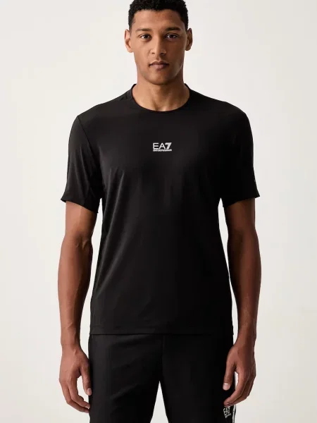 Emporio Armani tricou de antrenament pentru bărbați negru