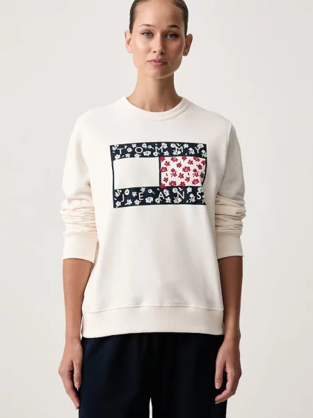 Tommy Jeans hanorac pentru femei din bej