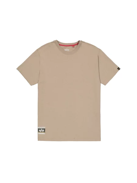 ALPHA INDUSTRIES Tricou nisipiu / galben / negru alb