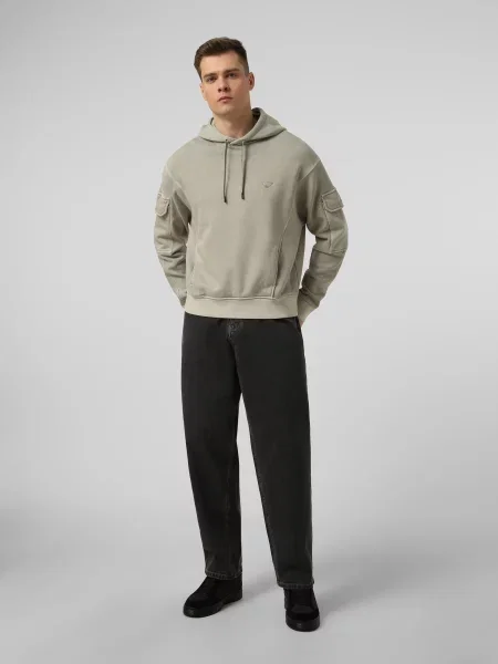 Худи Emporio Armani серое