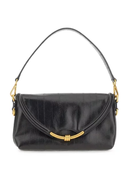 Geantă shopper Gianni Chiarini din piele negru