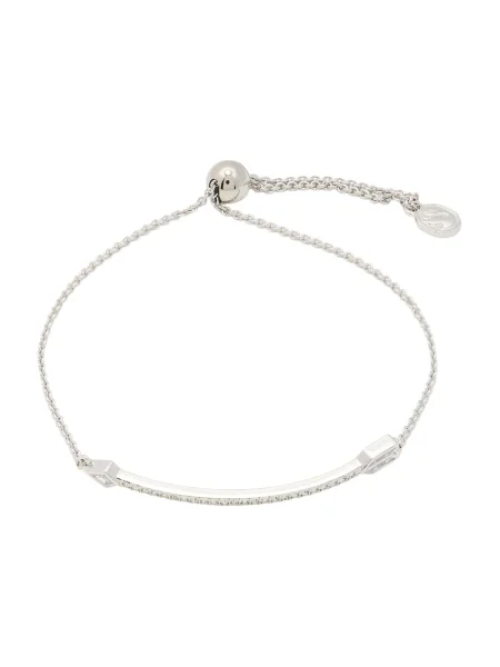 Swarovski Náramok strieborná / priehľadná