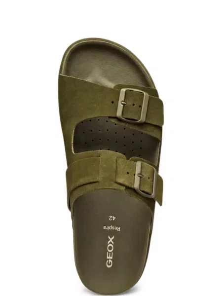 Sandale Geox din piele verde