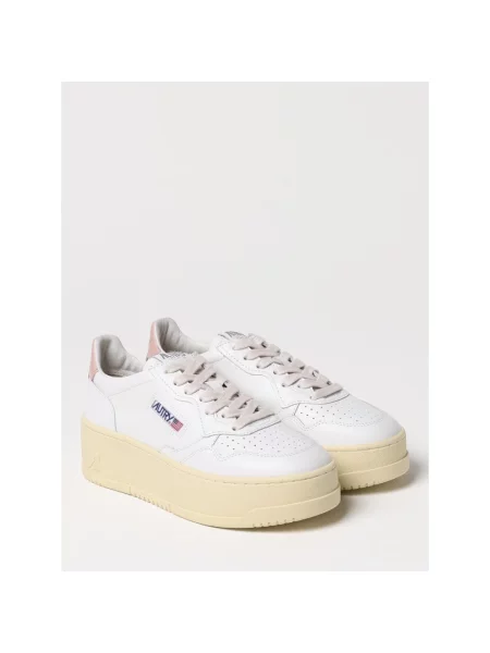 Sneakersy Autry na platformie białe